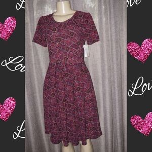 LulaRoe Amelia dress size small NWT